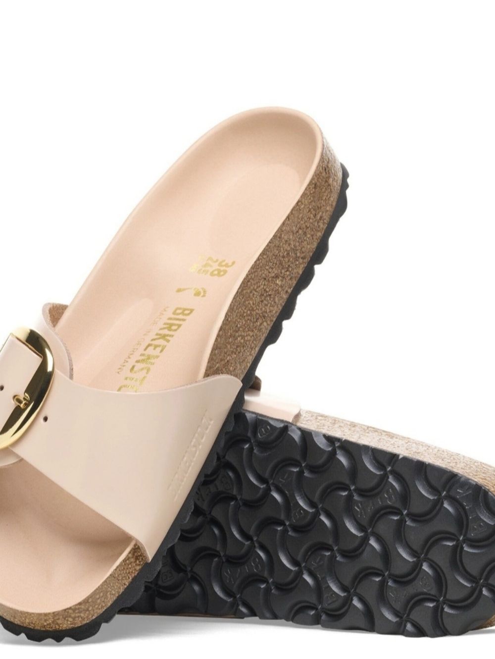 NWOB Birkenstock Women’s Madrid Big Buckle Slide - Blush